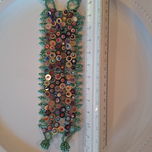 Handmade unique beaded bracelet - Picture 1 of 4